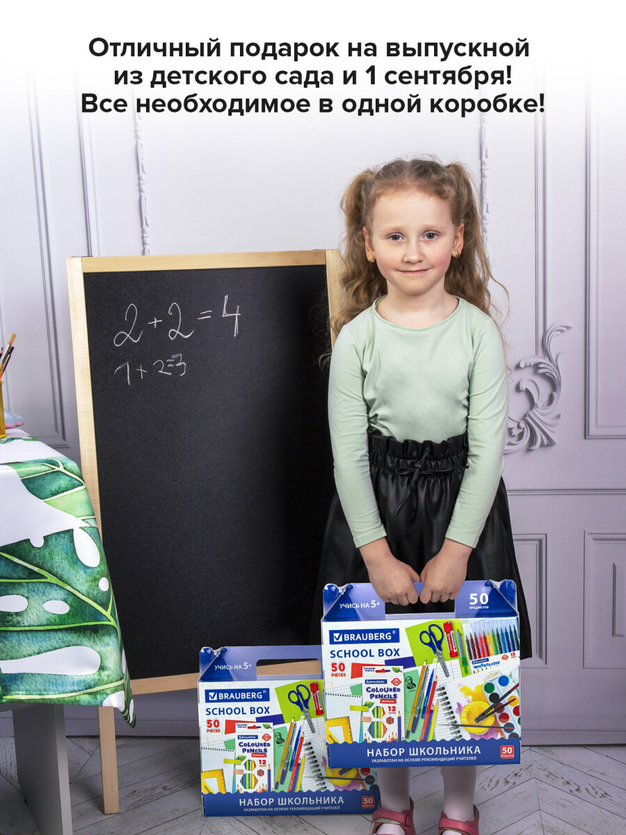 Набор школьника Brauberg 50 предм. - фото 9