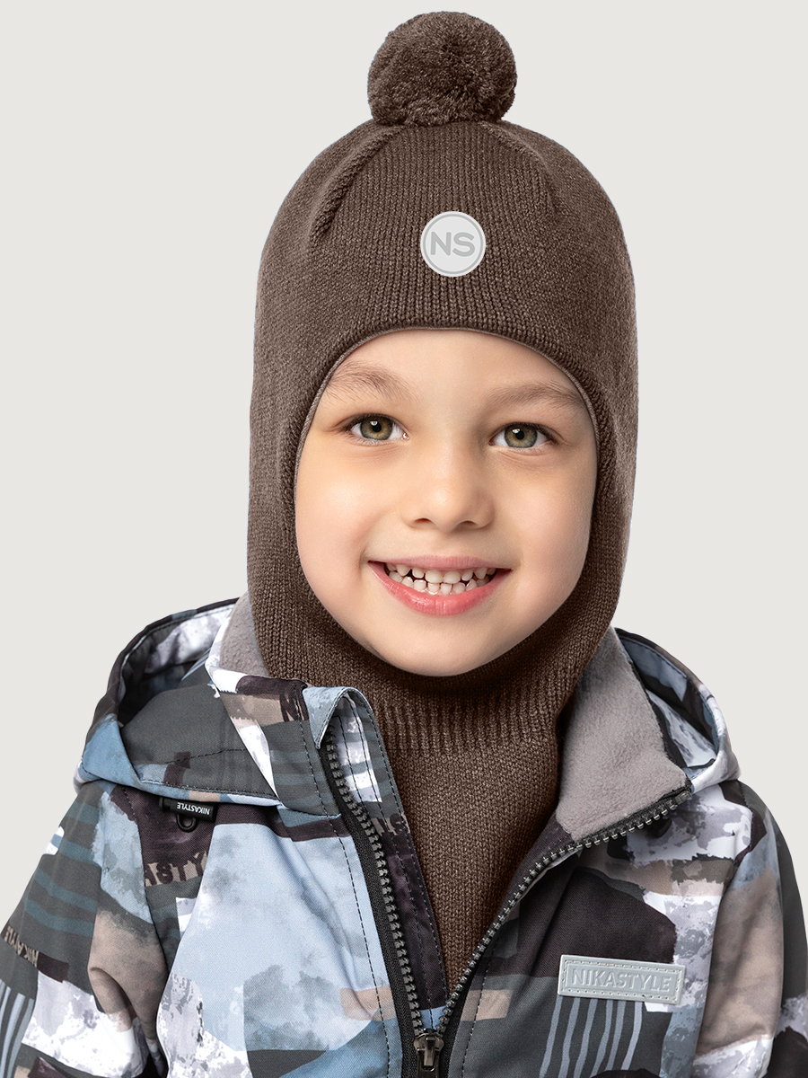 Балаклава NIKASTYLE 10м20326 кофе - фото 1