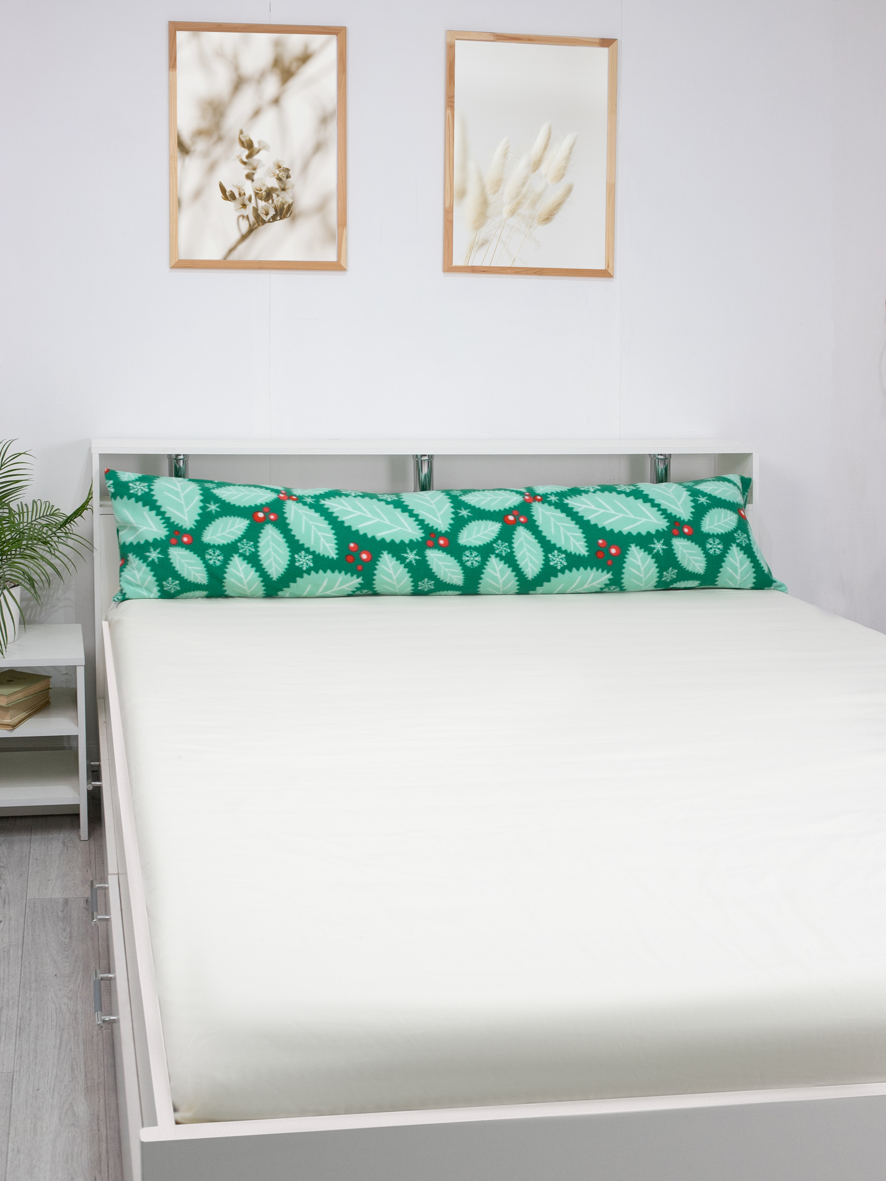 Наволочка Wellness Листья на подушку для беременных 35 x 165 см 1 шт. - фото 4