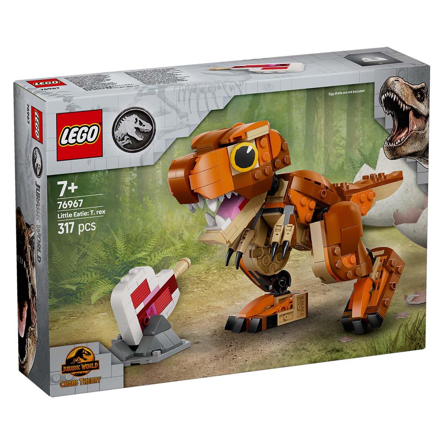 Конструктор LEGO Jurassic World Маленький обжора: Ти-Рекс 317 дет. - фото 8