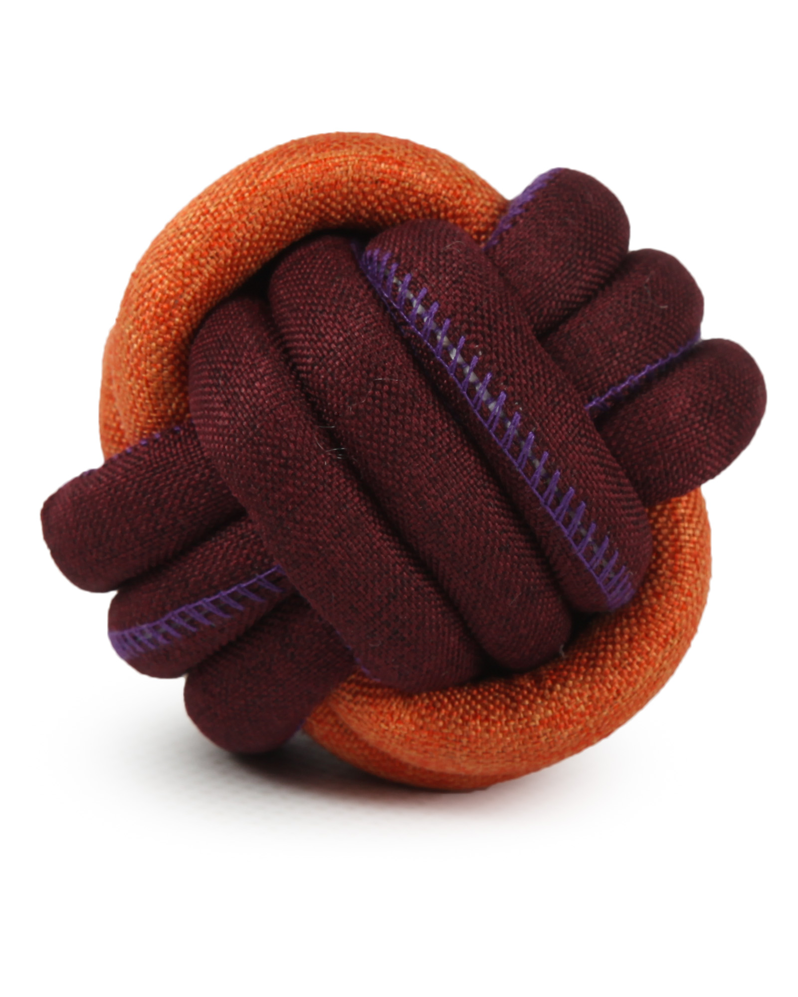 Игрушка для собак Barbaks Канатный мячик 6.5см - фото 4