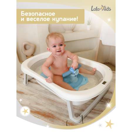 Стульчик для купания LaLa-Kids детский на присосках - Скутер