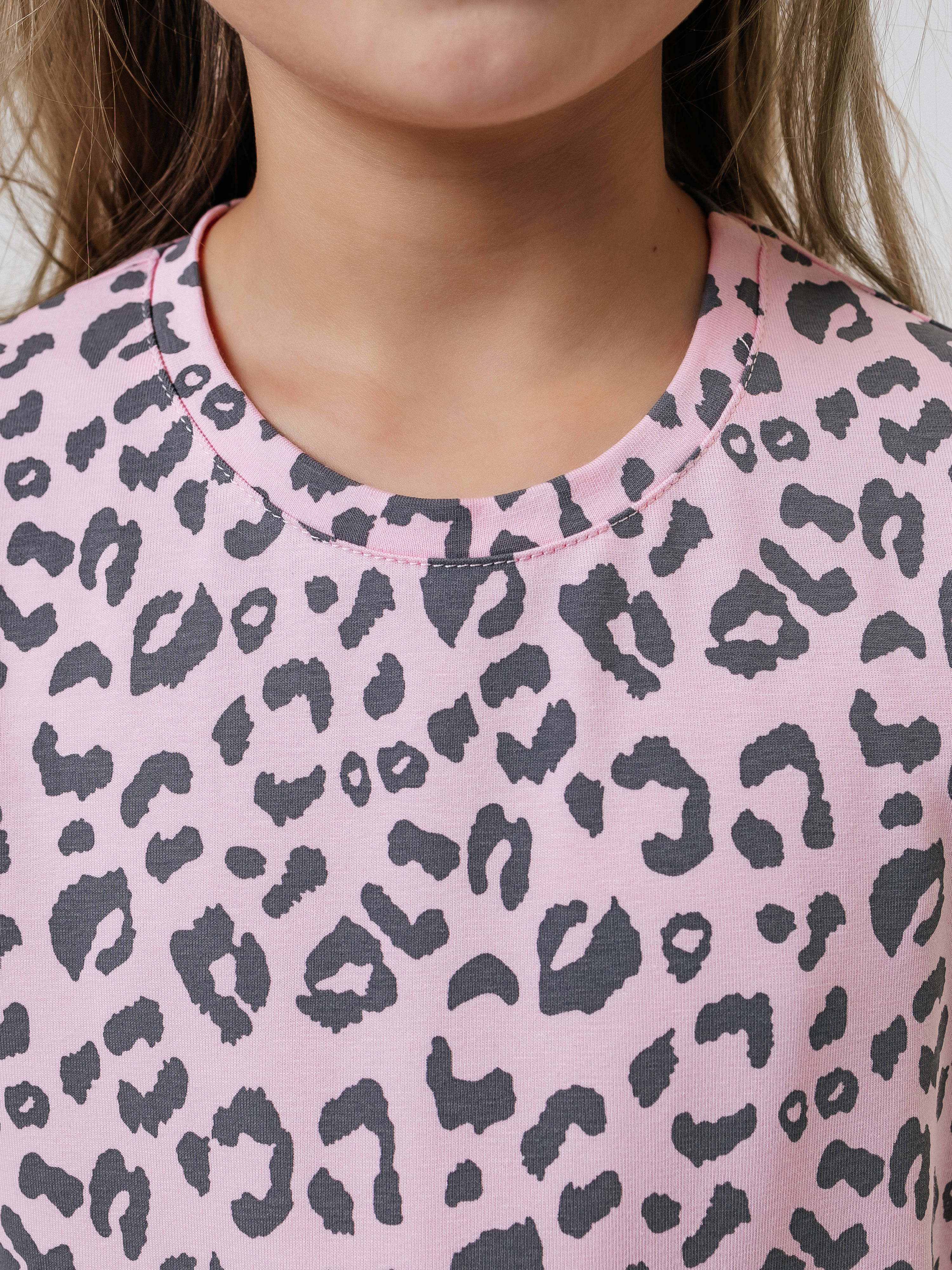 Футболка Селтекс Ю_ФК34 розовый леопард - фото 8