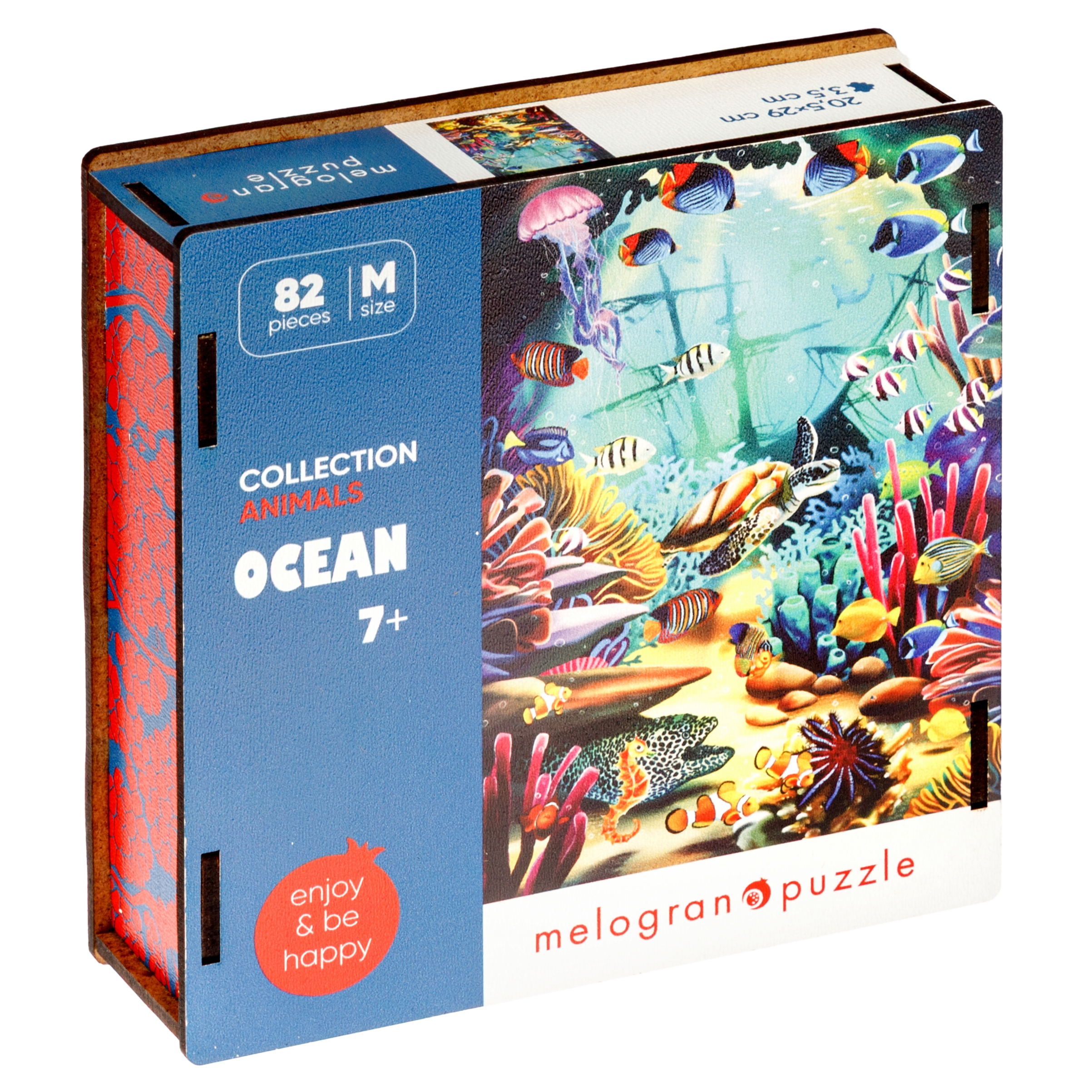 Пазл 1TOY Океан 82 детали деревянный - фото 15