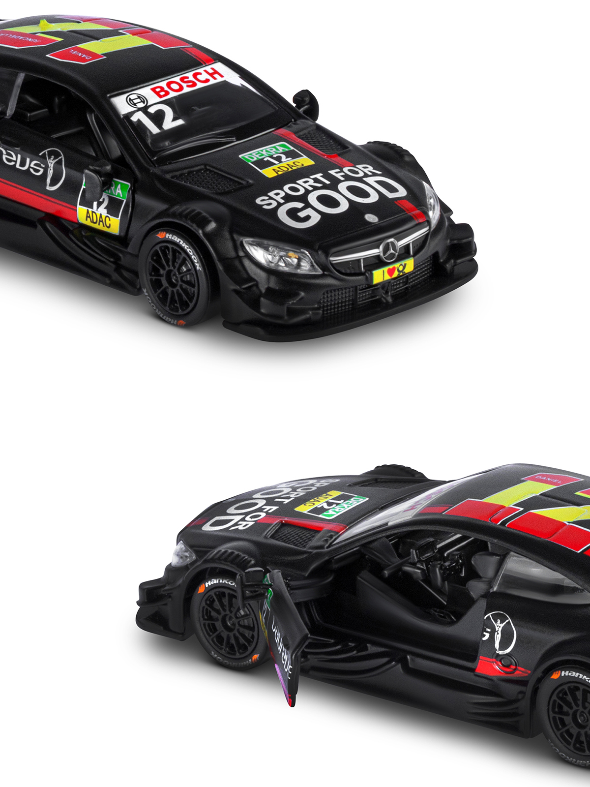 Автомобиль АВТОпанорама Mercedes AMG C 63 DTM 1:43 JB1251214 - фото 8