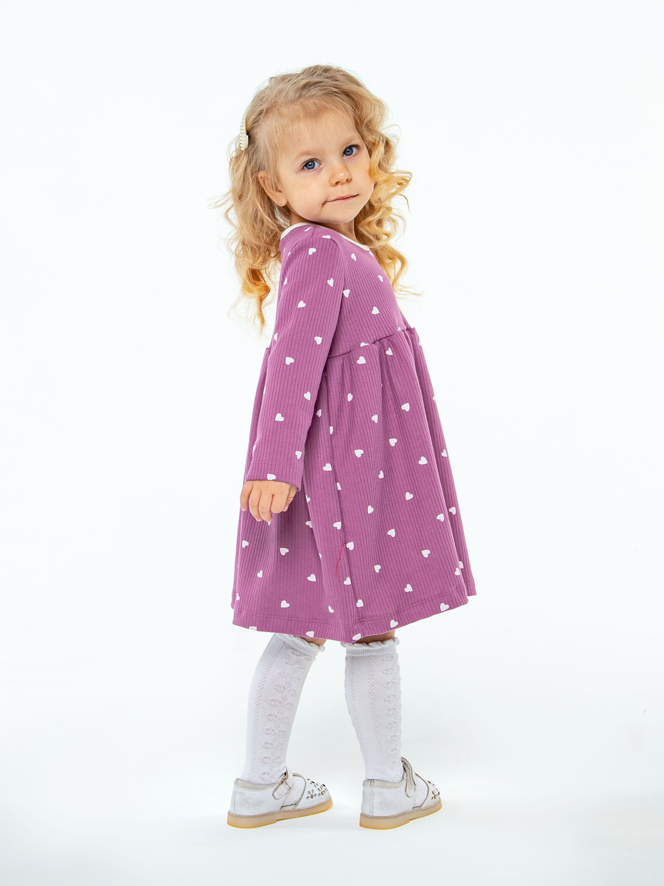 Платье LEVA платье для девочки_мелодия сердец - фото 6