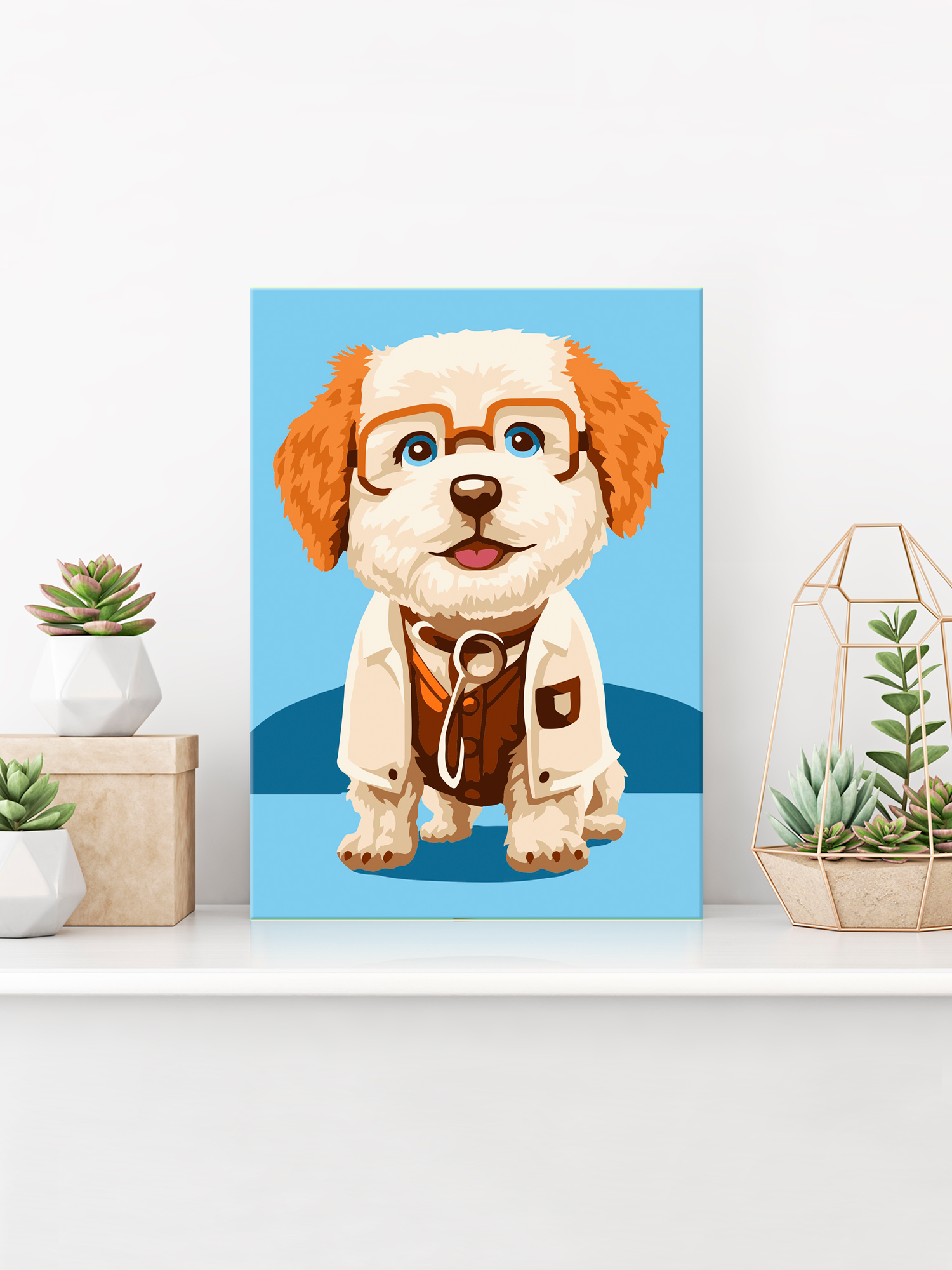 Картина по номерам Hobby Paint Пёсик-доктор в ассортименте - фото 3