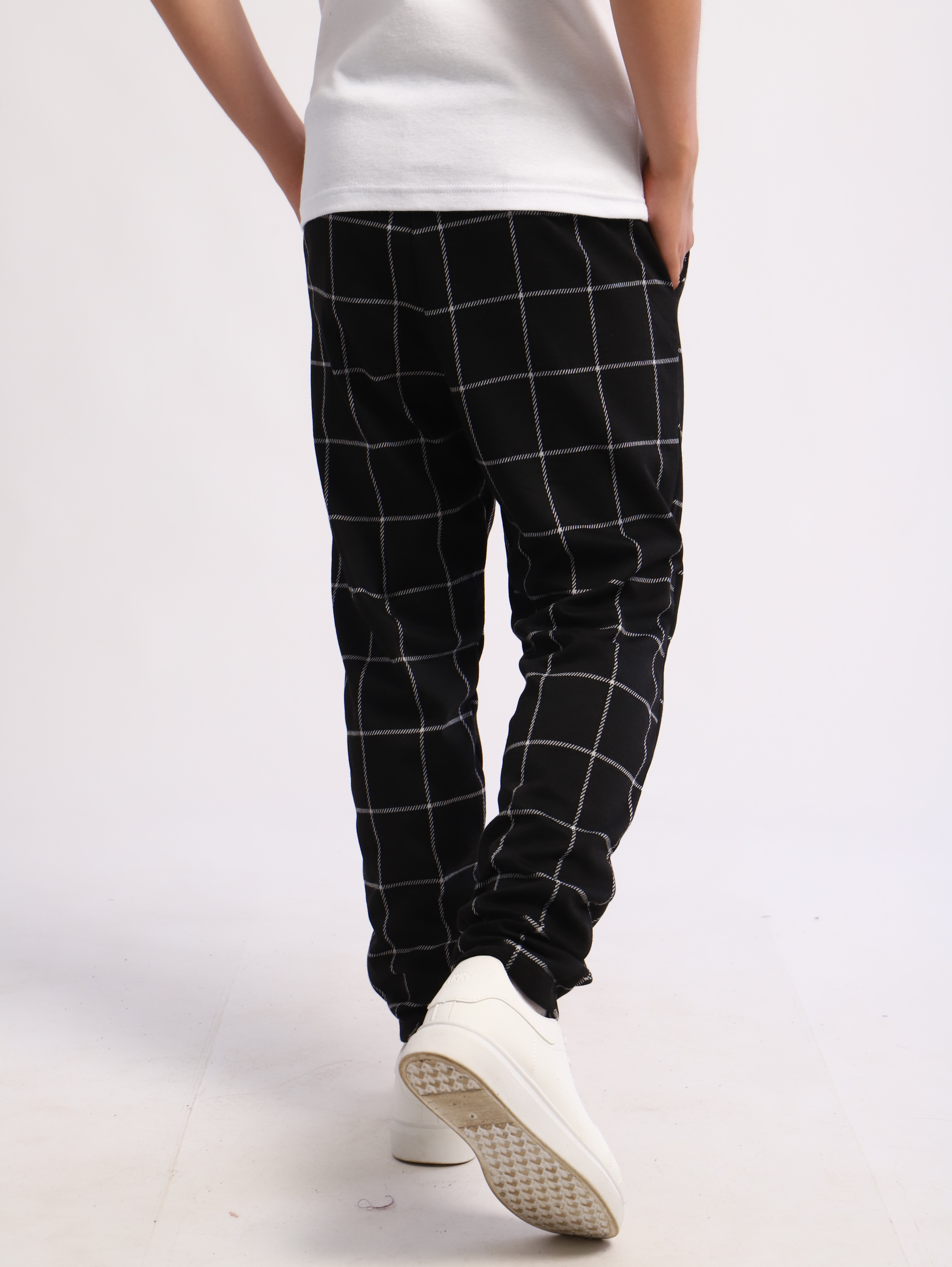 Брюки ЛАДОШКИ Брюки Вертикаль черная клетка - фото 7