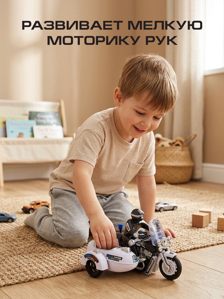 Мотоцикл Veld Co Полицейский 121492 - фото 7