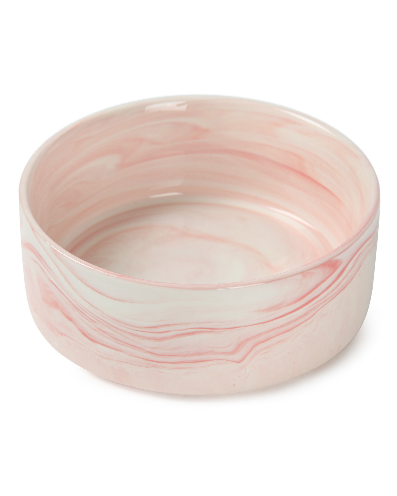 Миска для животного Barbaks Розовый мрамор 13.4*4см - фото 1