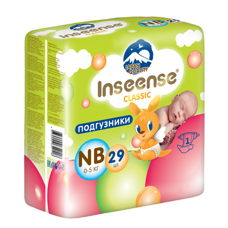 Подгузники INSEENSE Classic NB 29 шт.