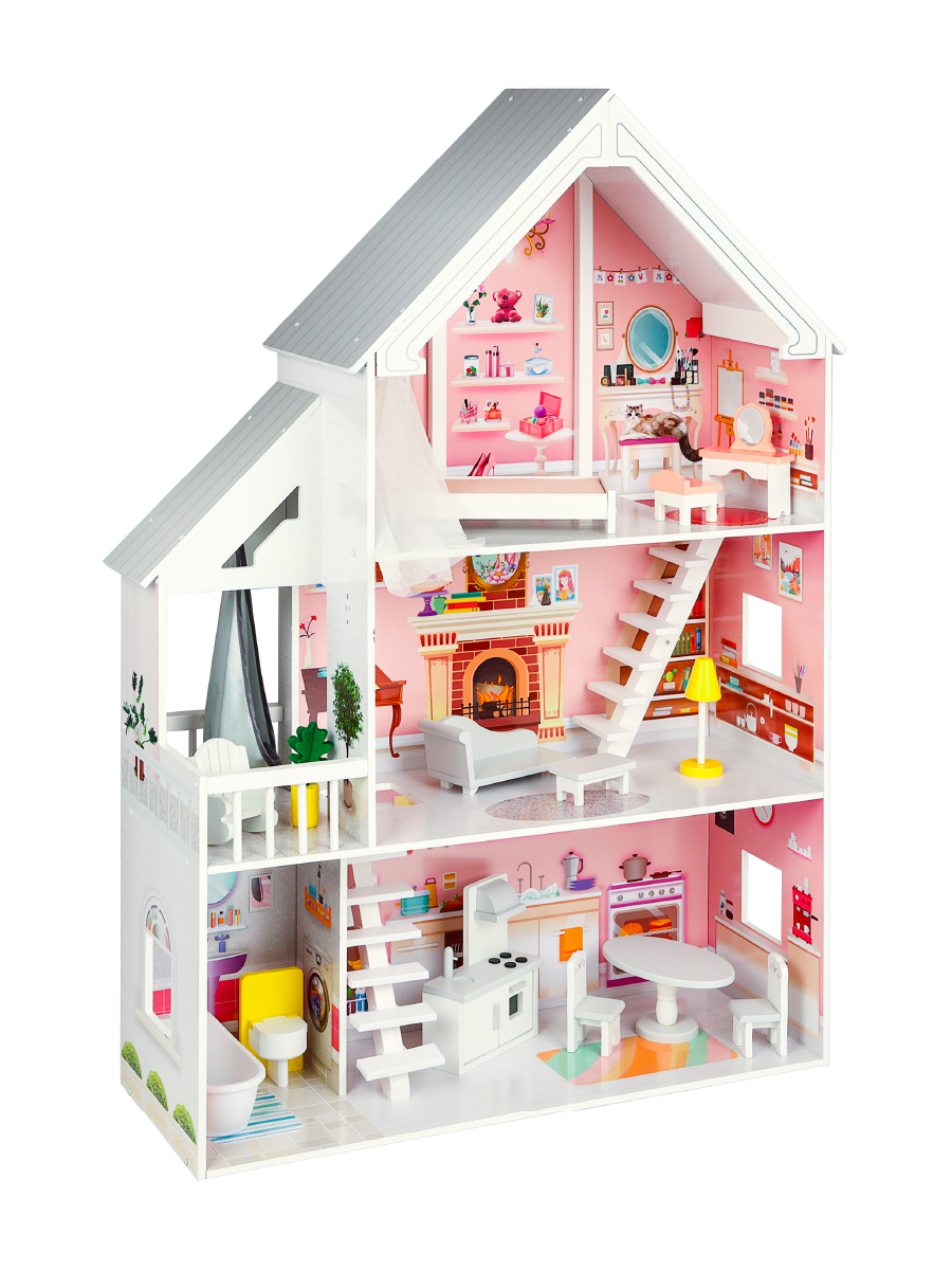 Домик для кукол PAREMO с мебелью PD320-07 - фото 17