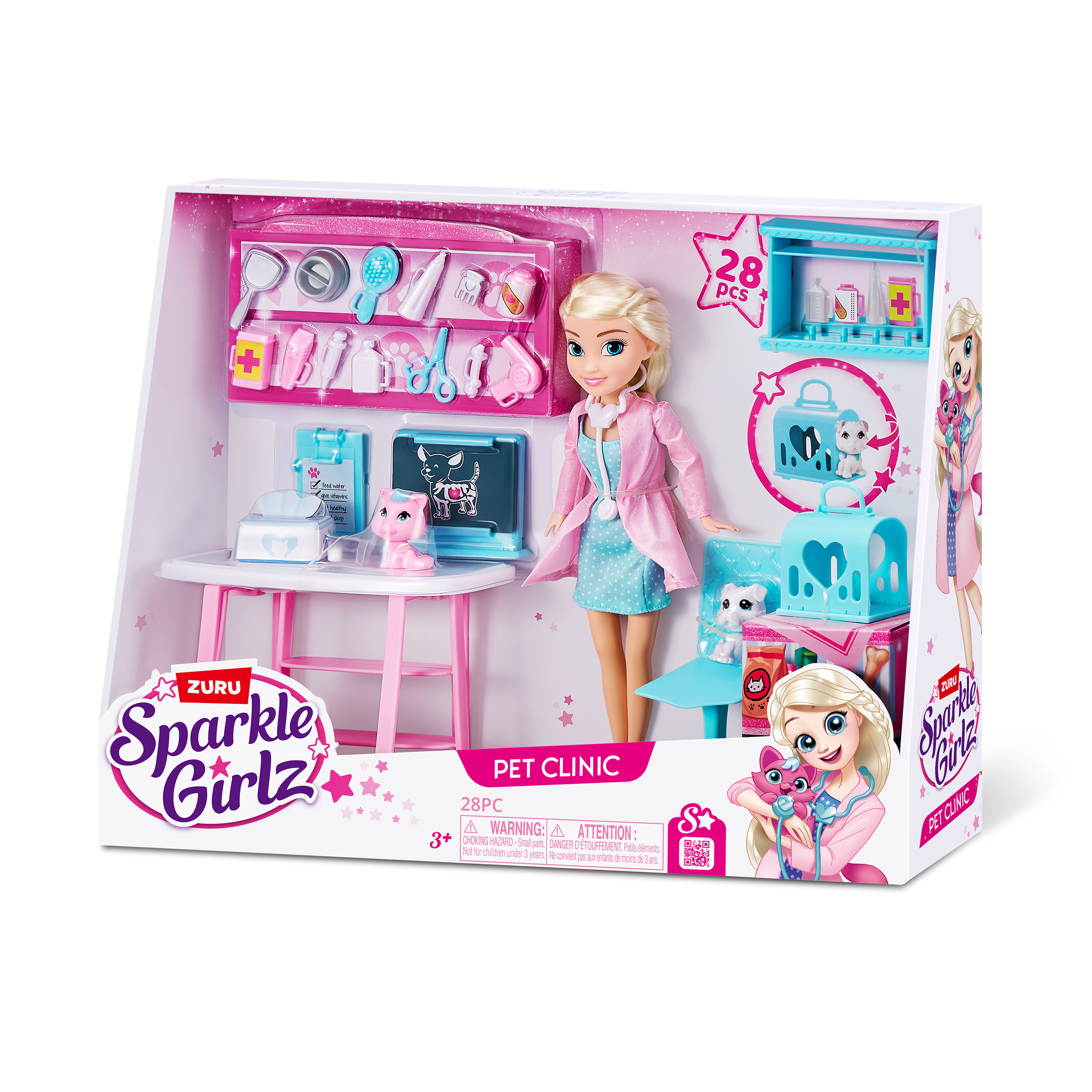 Кукла модельная Zuru Sparkle Girlz Ветеринарная клиника 100184 - фото 14