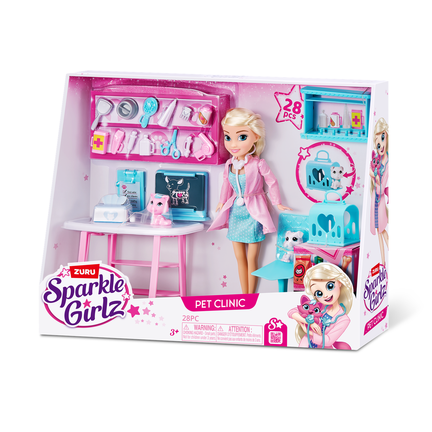 Кукла модельная Zuru Sparkle Girlz Ветеринарная клиника 100184 - фото 14