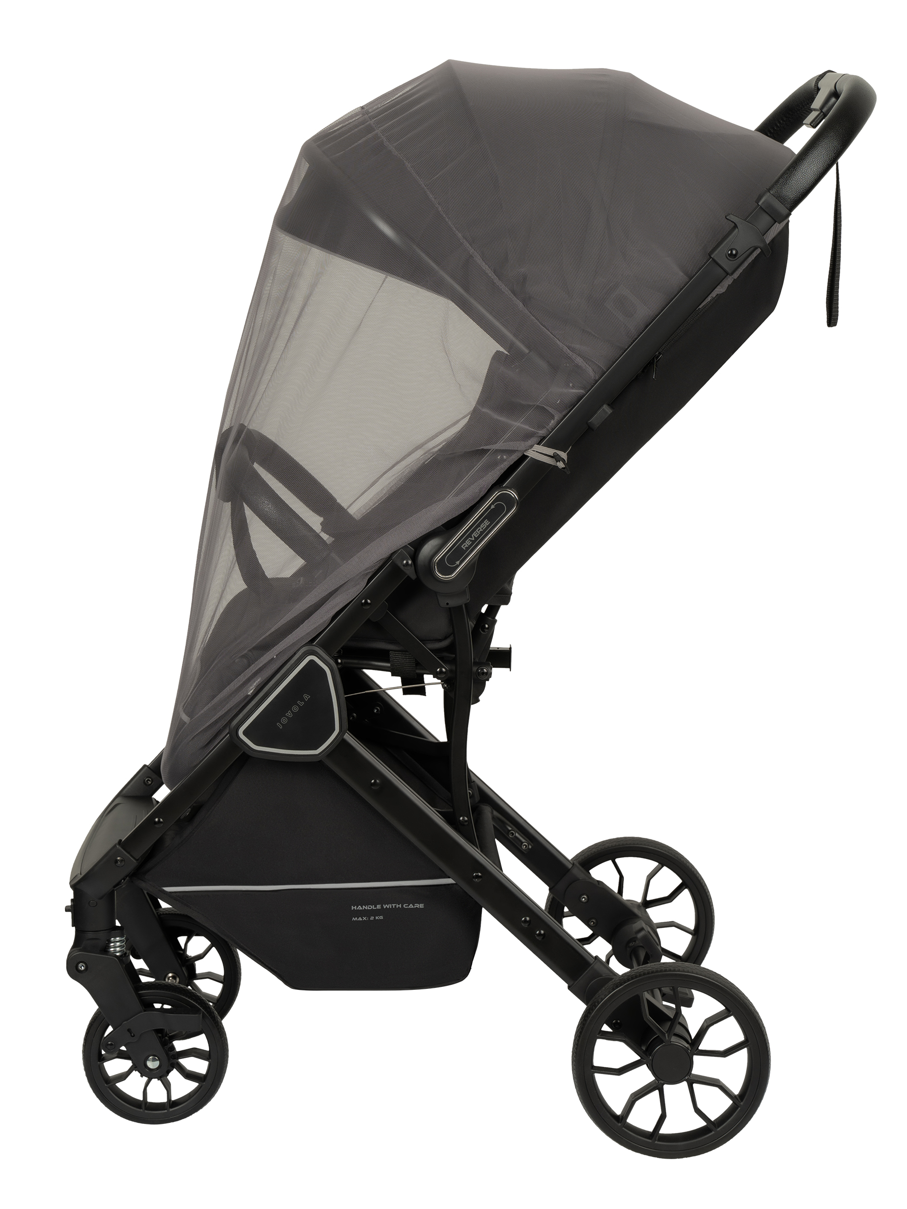 Коляска прогулочная JOVOLA Storm черный - фото 24