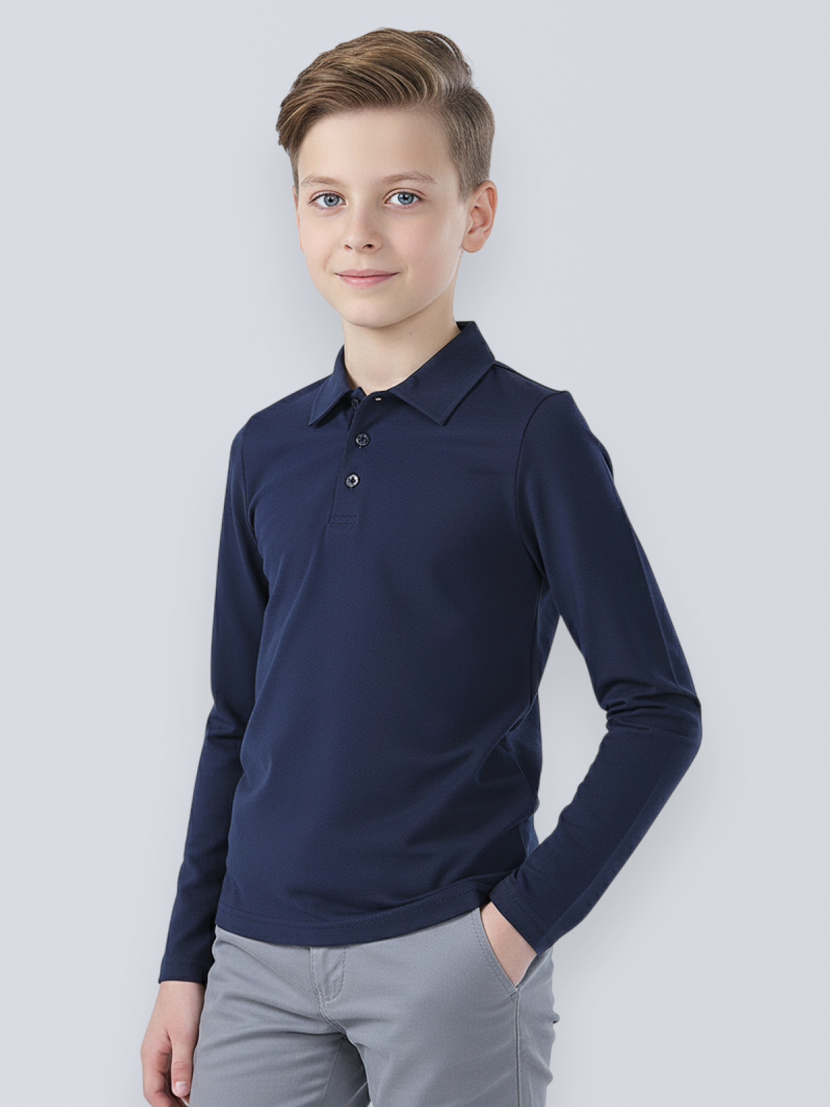 Поло Ladno 601тёмно-синий - фото 1