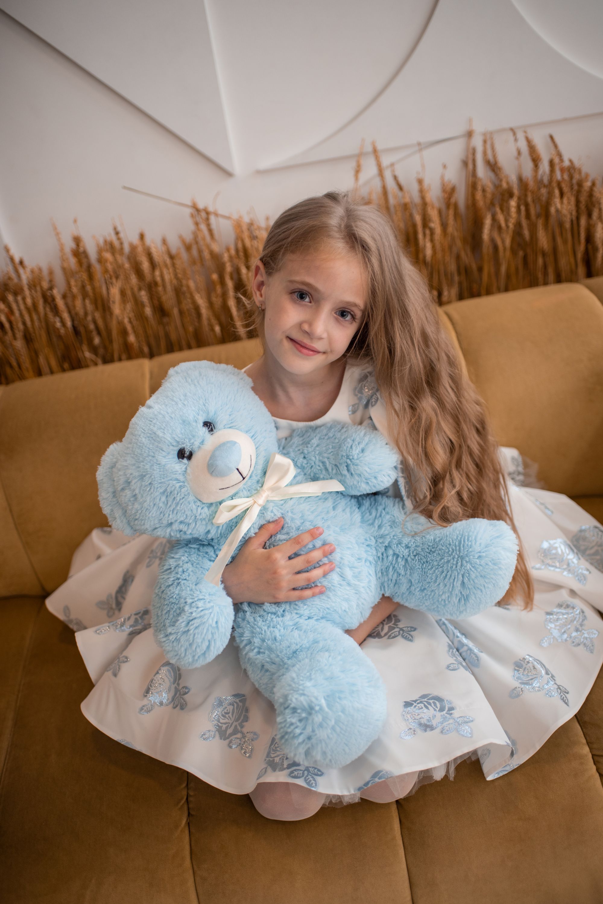 Мягкая игрушка Tallula Мишка Баффи 38 см голубой - фото 5