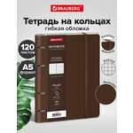 Тетрадь со сменным блоком Brauberg клетка 120 лист.