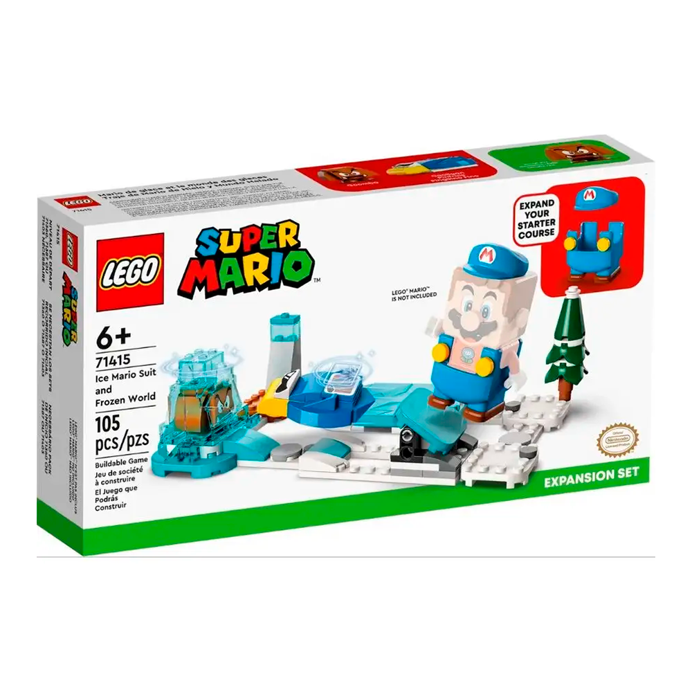 Конструктор LEGO Super Mario Костюм ледяного Марио 105 дет. - фото 3