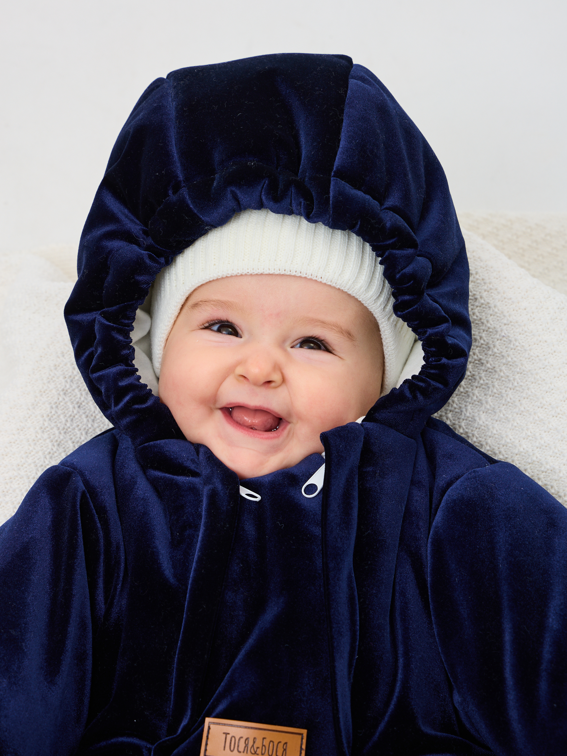 Конверт на выписку ТОСЯ БОСЯ Смокинг синий - фото 3