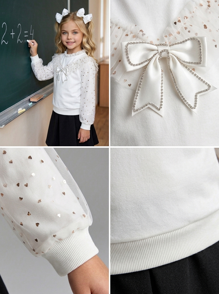 Блузка KATARINAKIDS БлузБел - фото 15