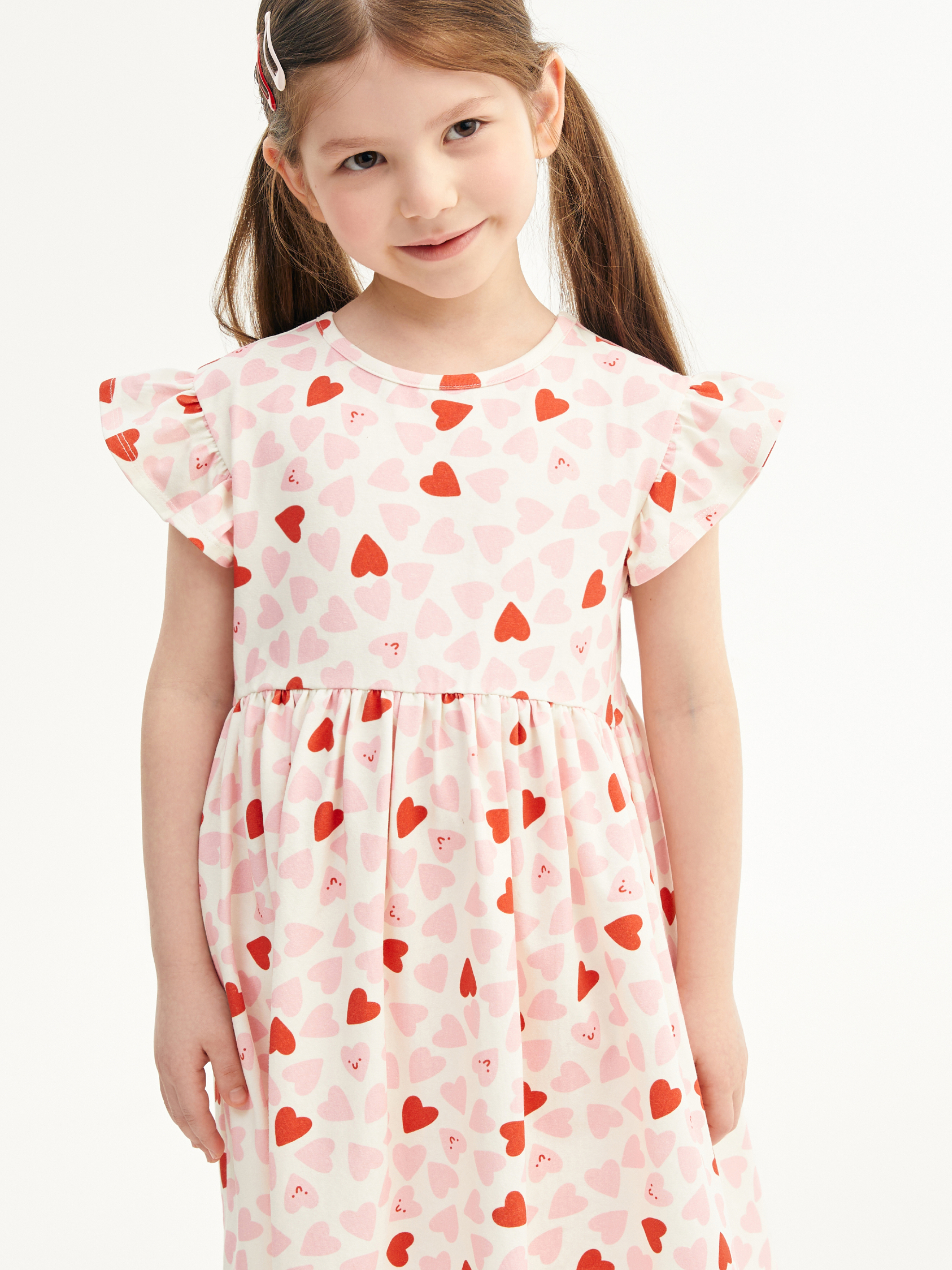 Платье Junion 904463.TDRS0029-White-pink-2 - фото 3