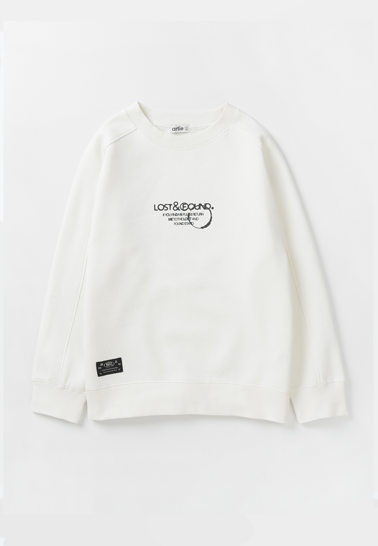 Cвитшот artie W25K03T-1515M/Молочный - фото 7