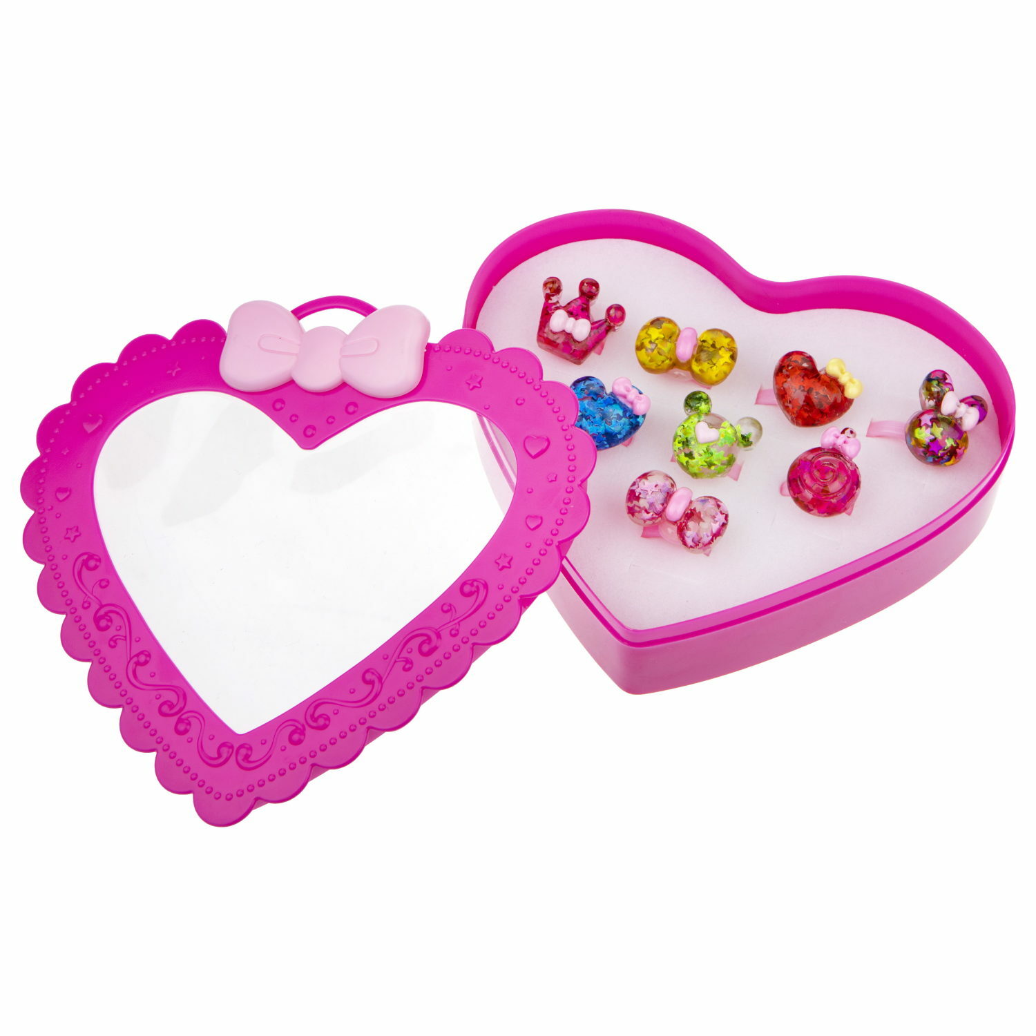 Набор бижутерии 1TOY Sweet heart Bijou 8 колец леденцы Т21034-2 - фото 3