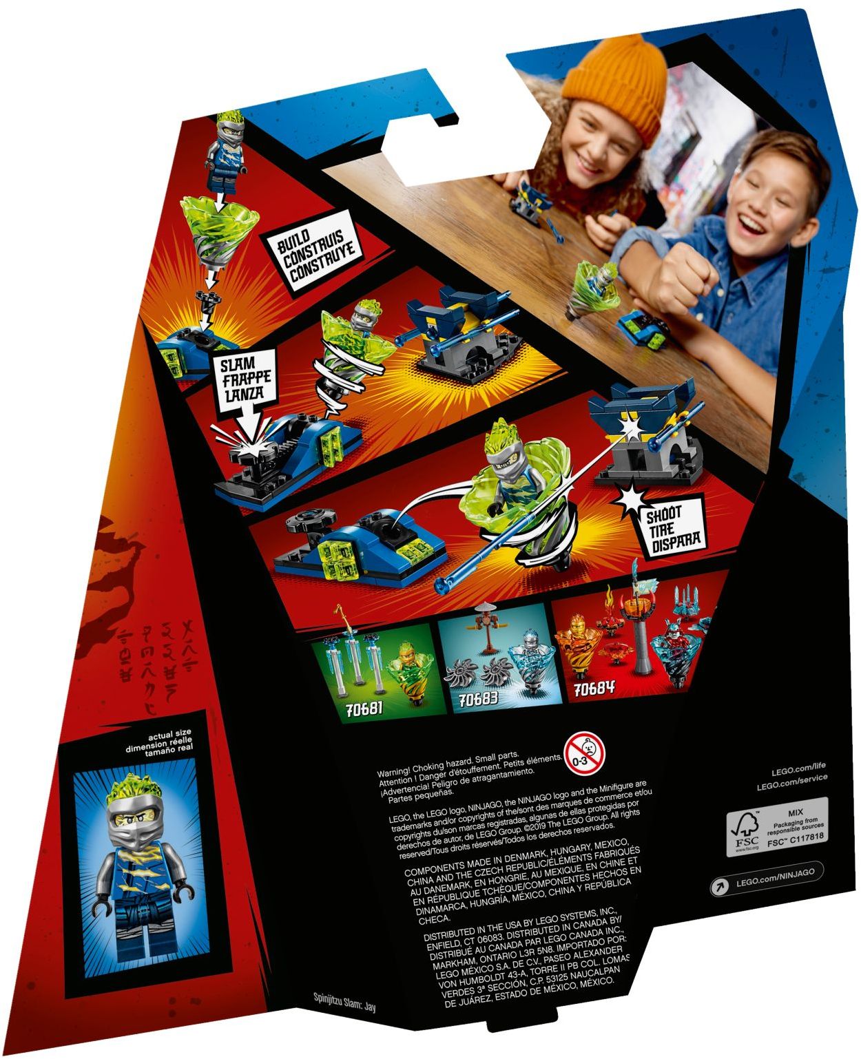 Конструктор LEGO NINJAGO 70682 72 дет. - фото 4