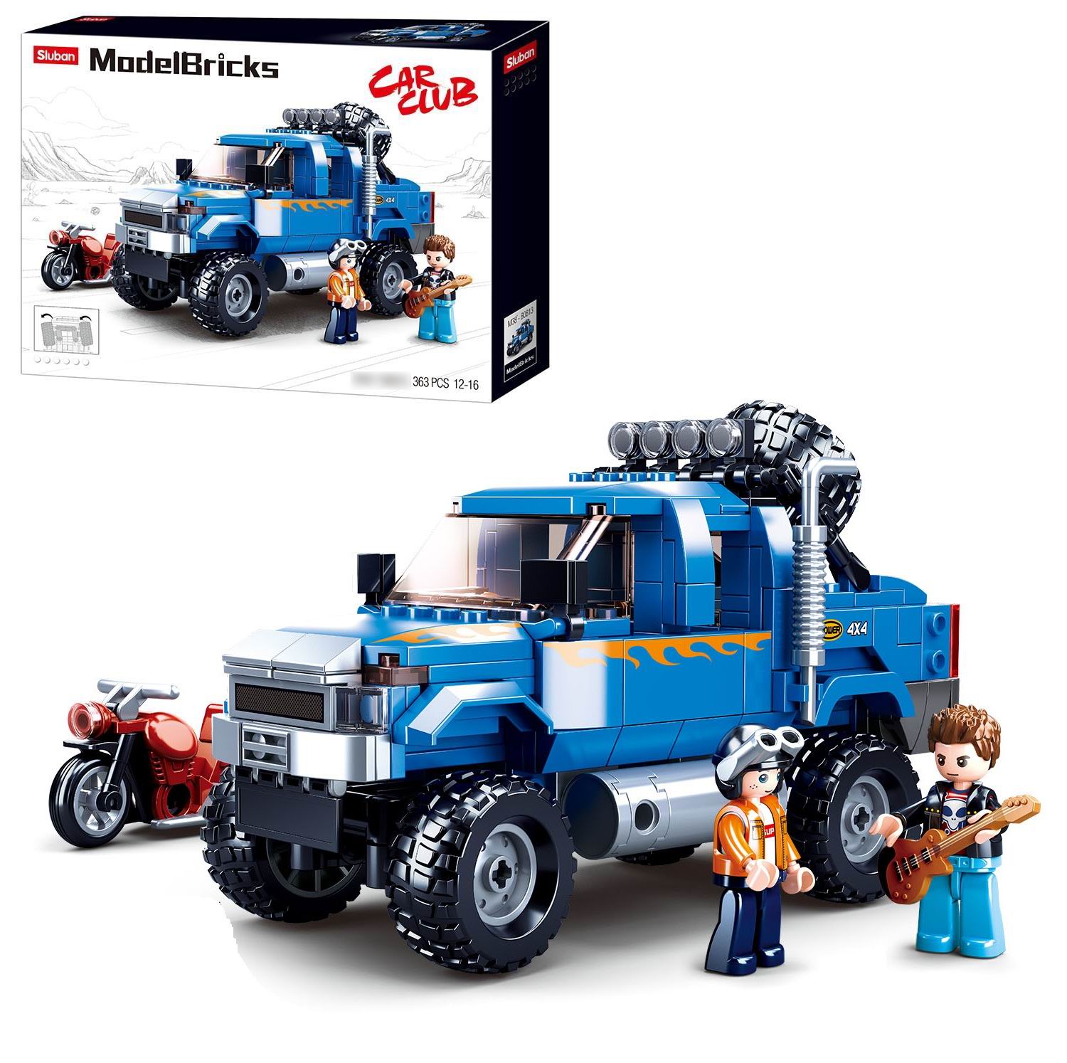 Конструктор SLUBAN Model Brick внедорожник - фото 2