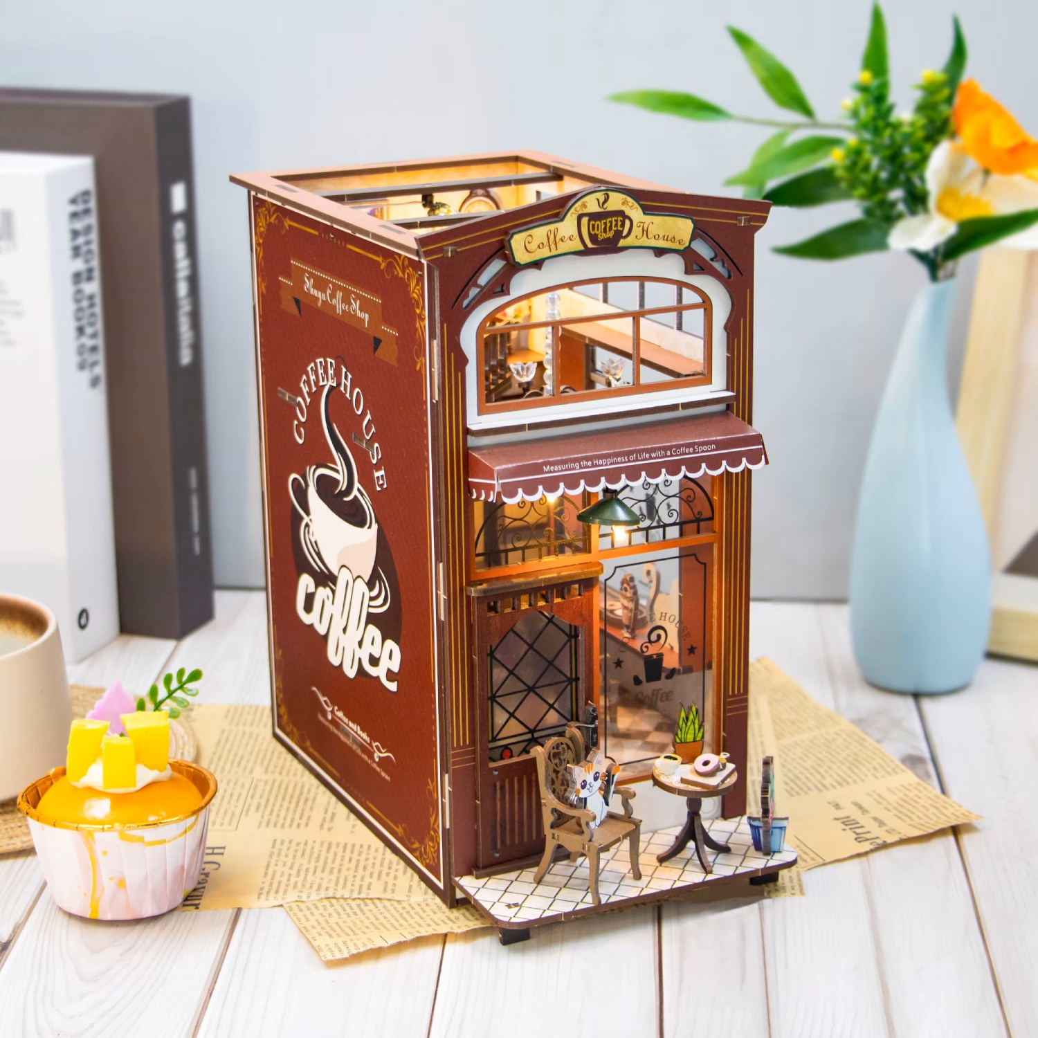 Румбокс интерьерный конструктор HitToy Кофейная лавка RMBX-310-01 - фото 13