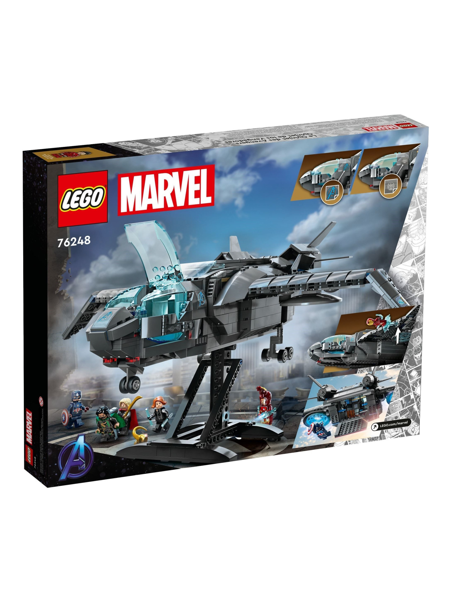 Конструктор LEGO Marvel Super Heroes Квинджет Мстителей 795 дет. - фото 7