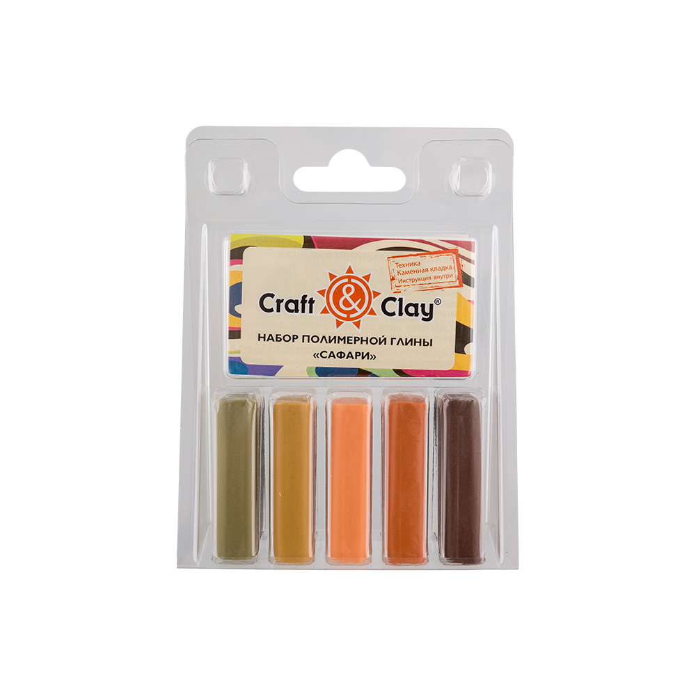 Глина Craft and Clay 5 цв. - фото 1