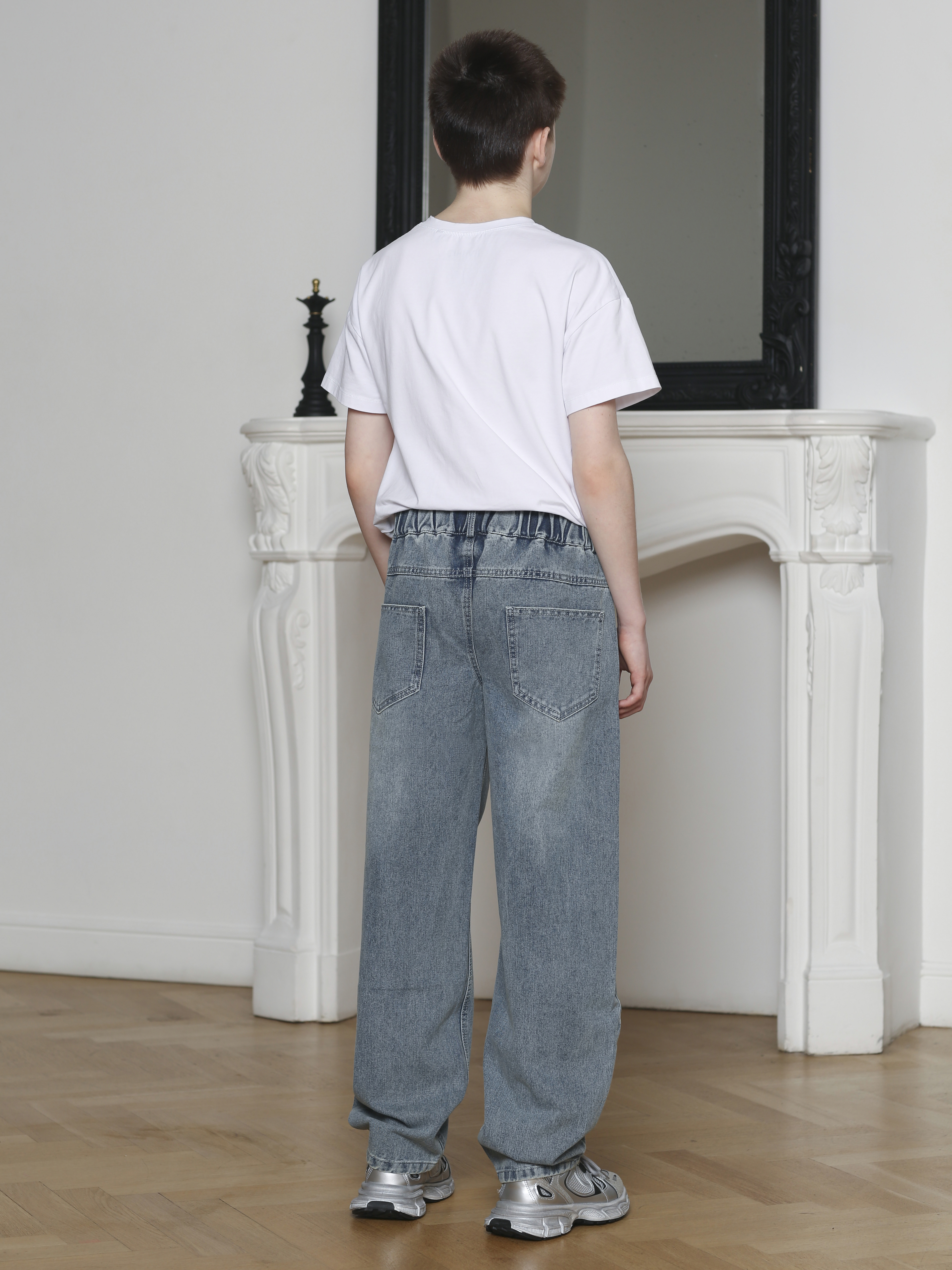 Джинсы-багги СИНИЙ МИР R171-IL - фото 10