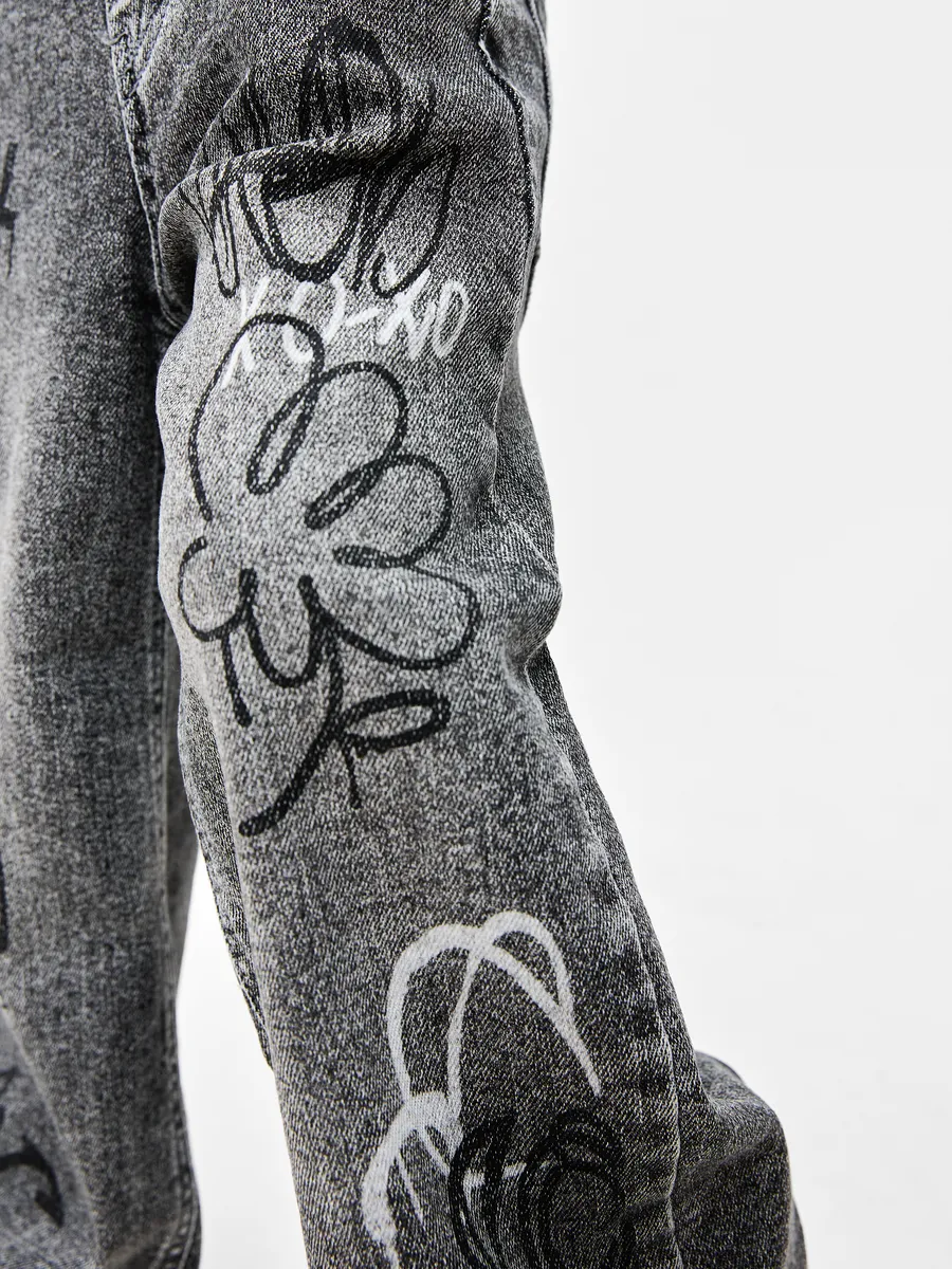 Джинсы RuStyle ДД-джинD91266-графсер - фото 4