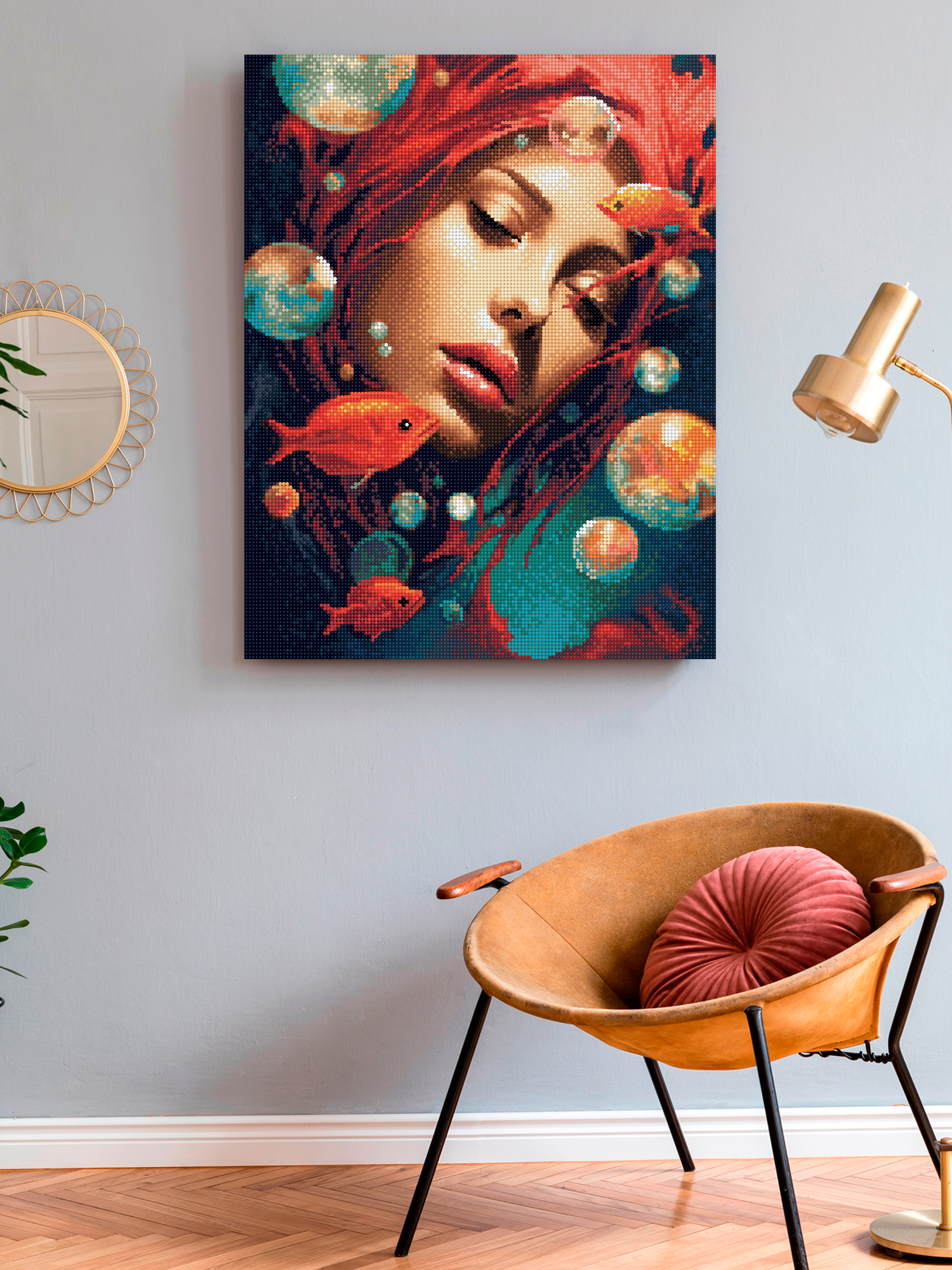 Алмазная мозаика Art on Canvas Русалка в ассортименте - фото 3