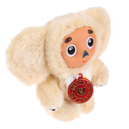 Игрушка мягкая Мульти Пульти Чебурашка музыкальный чип Бежевый 123683