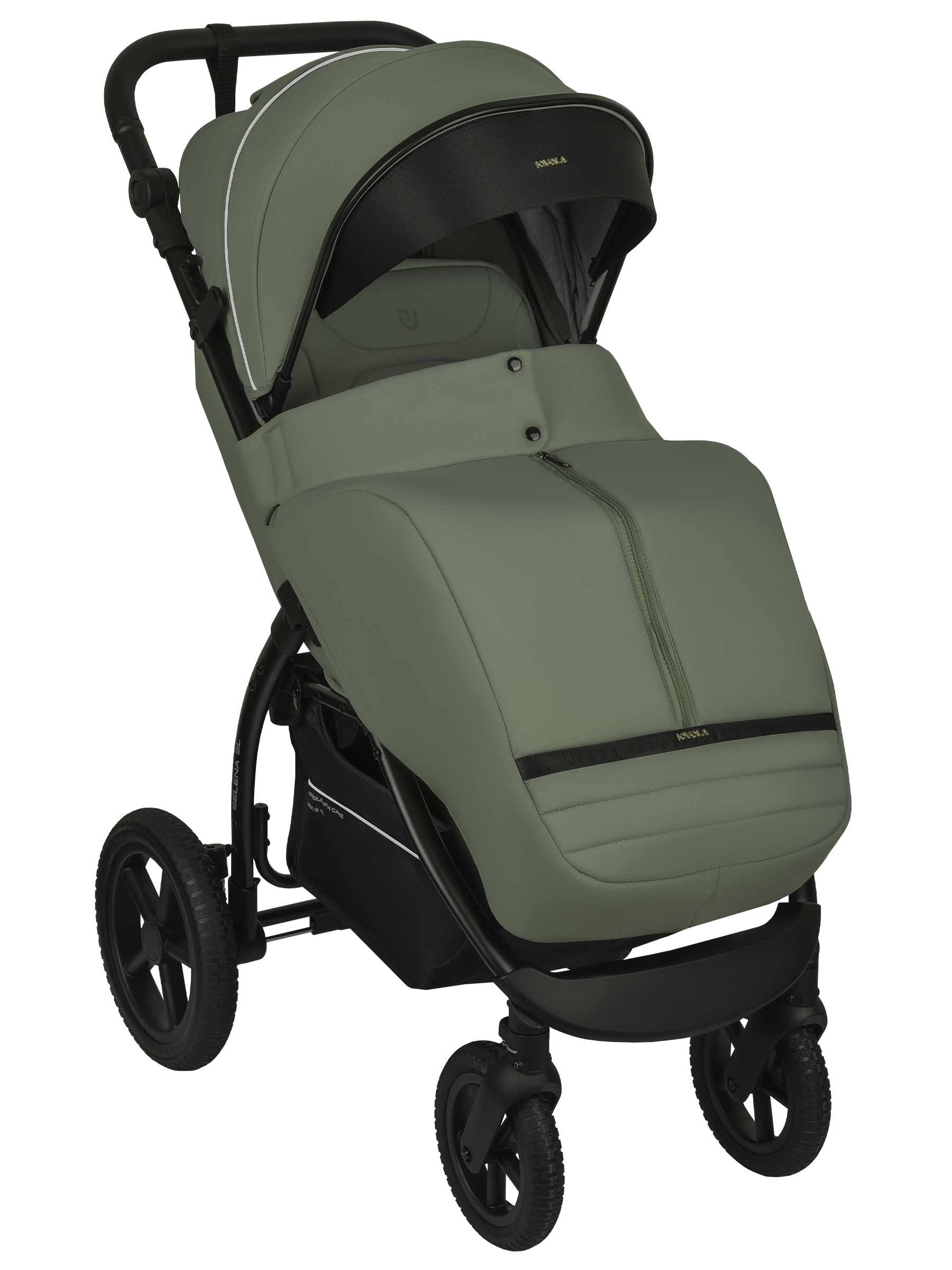 Коляска прогулочная JOVOLA Selena SL, зеленый - фото 5