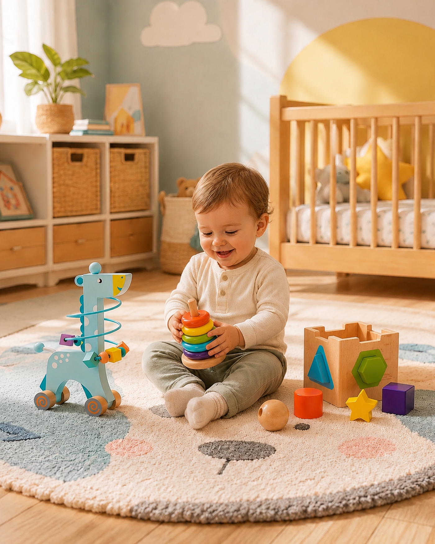 Игрушка BabyGo сортер деревянные игры - фото 2