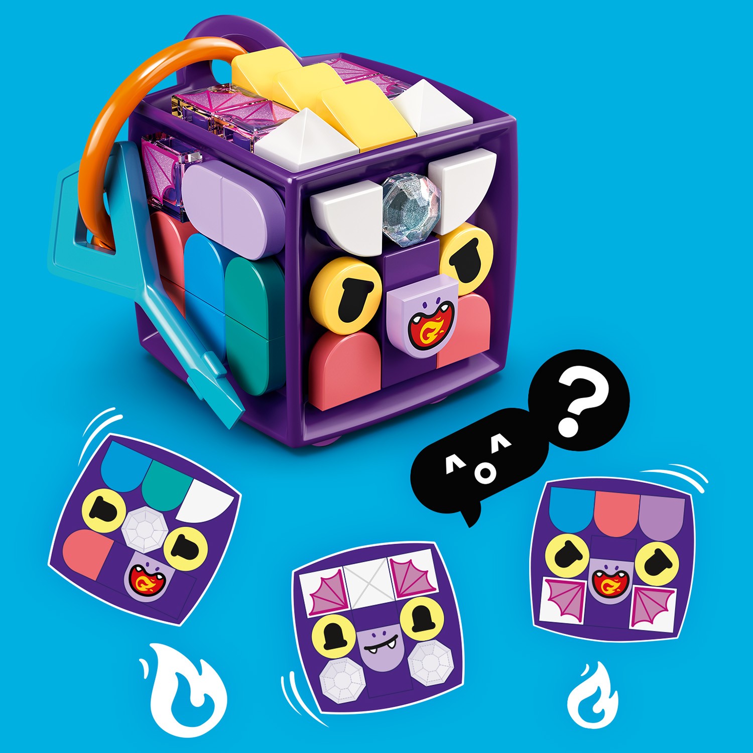 Конструктор LEGO DOTS Брелок для сумки Дракон - фото 10