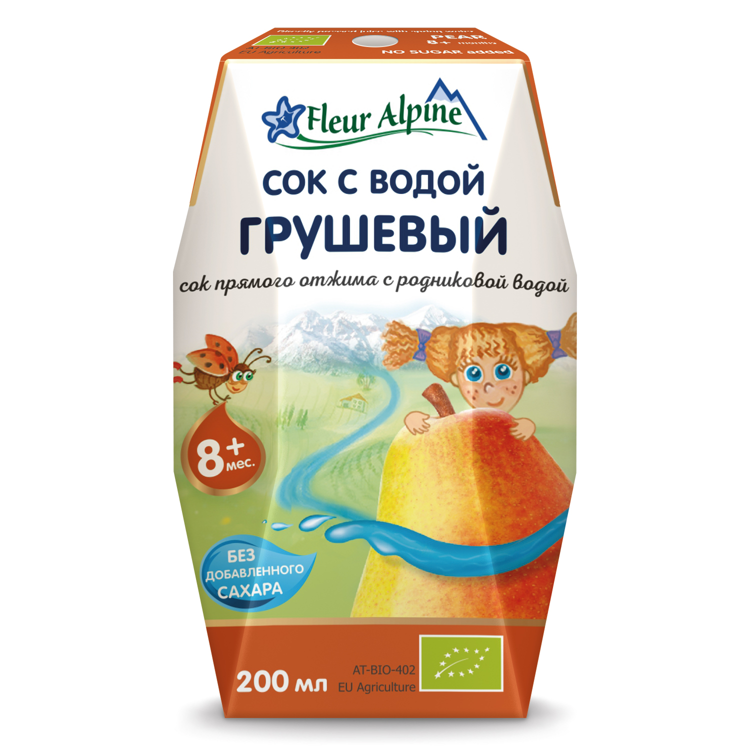 Сок Fleur Alpine Груша с 8 мес 0.2 л - фото 1