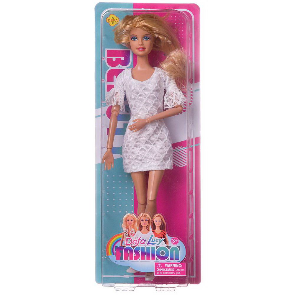 Кукла модельная Abtoys Модная девушка 8406d/белое - фото 1