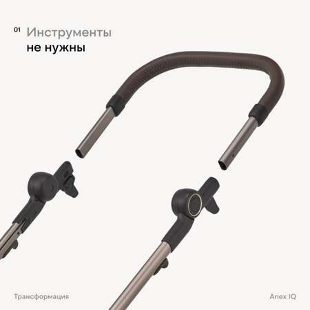 Коляска 2в1 Anex IQ Premium зеленый