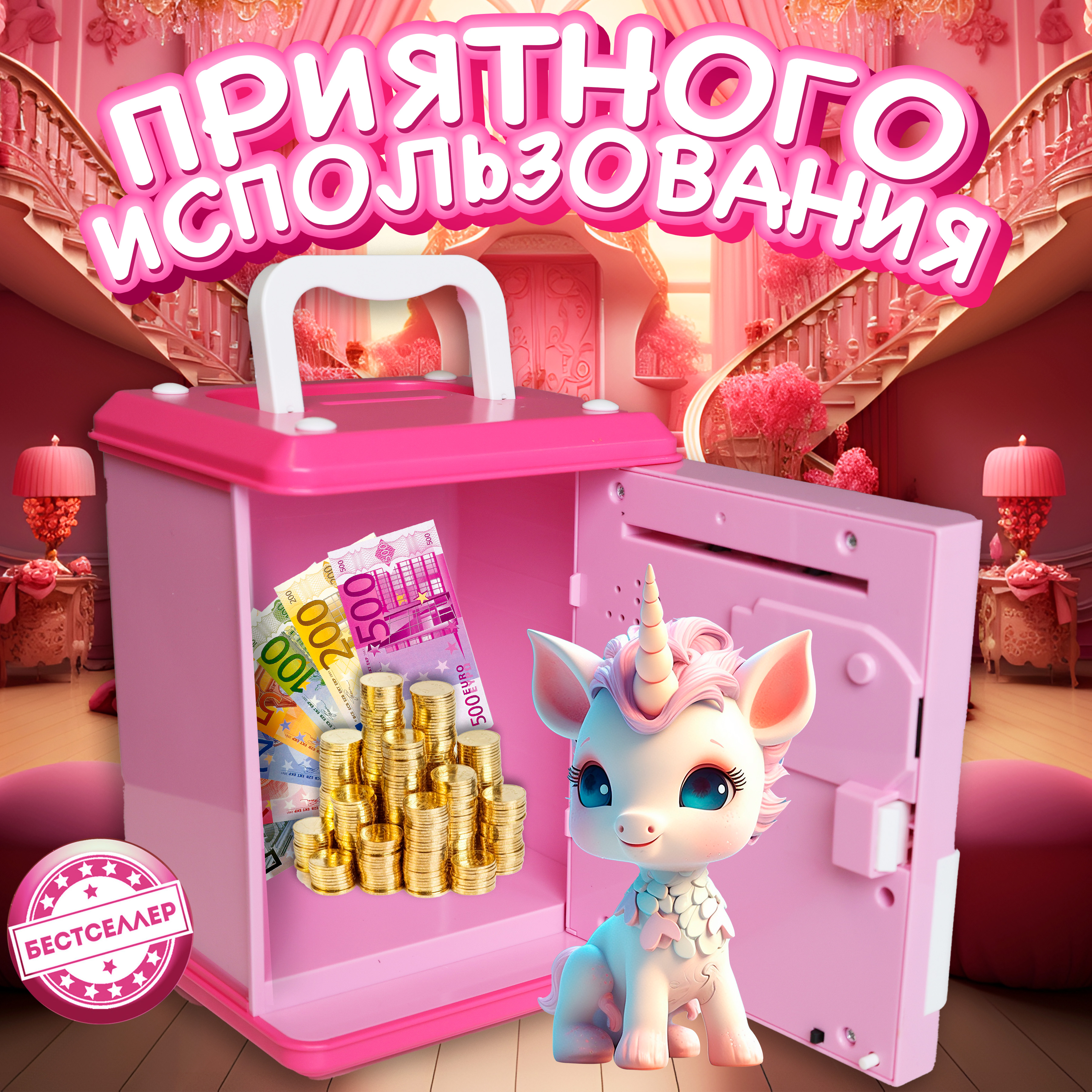Игровой набор Бестселлер Копилка Принцесса - фото 13