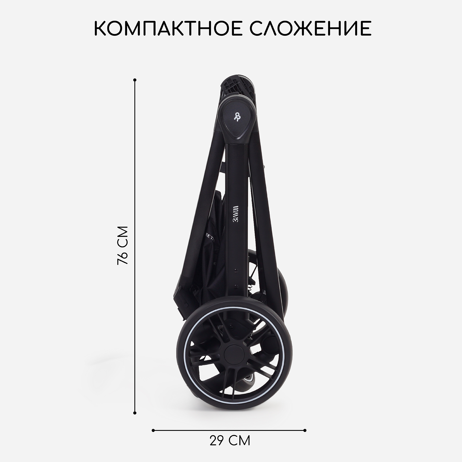 Коляска 2в1 Rant Basic Wave graphite серый - фото 17
