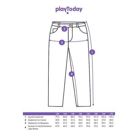 Брюки утепленные PlayToday