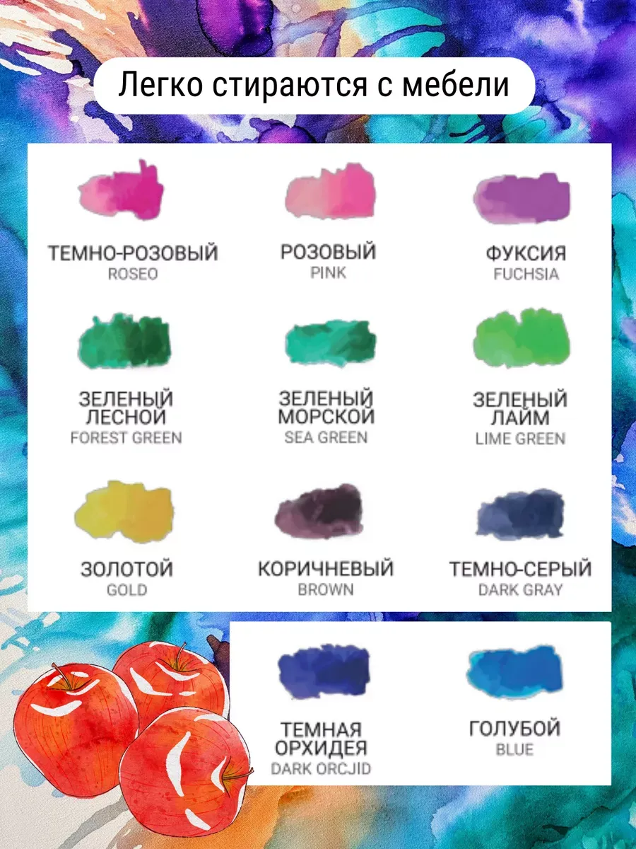 Маркеры AXLER 24 шт. - фото 10