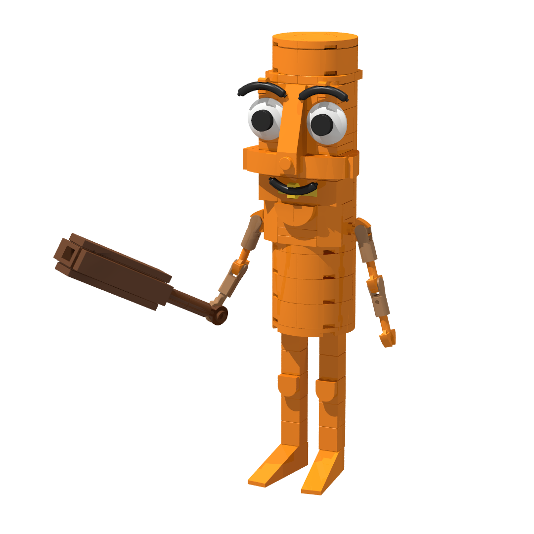 Конструктор Italian Brainrot Тун Тун 147 дет. - фото 10