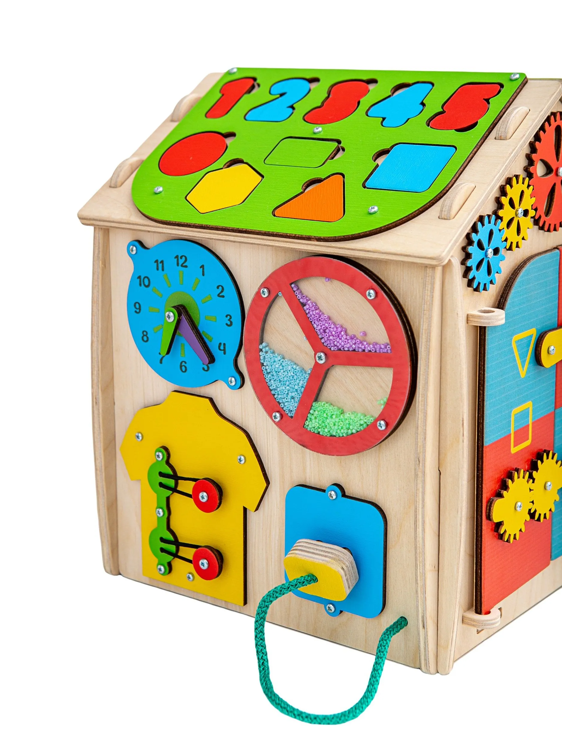 Игрушка Mag Wood бизиборд Кручу-верчу - фото 8