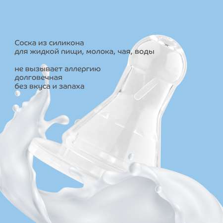 Соска Lubby силикон (средний поток)